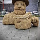 Het eerste leerjaar op uitstap in Oostende bij James Ensor. 