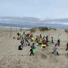 Het eerste leerjaar op uitstap in Oostende bij James Ensor. 